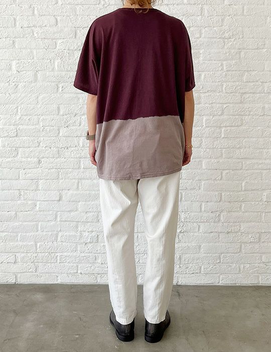 74 ボルドー×ピンクベージュ