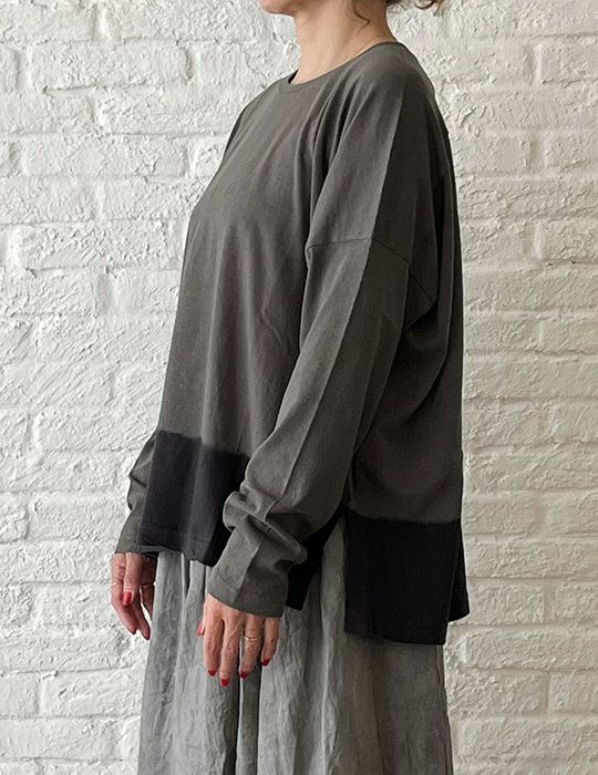 44 カーキ×チャコール