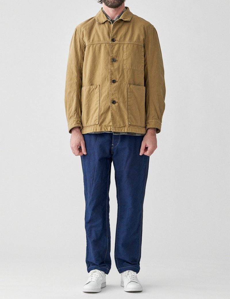 W POINT】【SALE】CO/LI バックサテン カバーオールジャケット