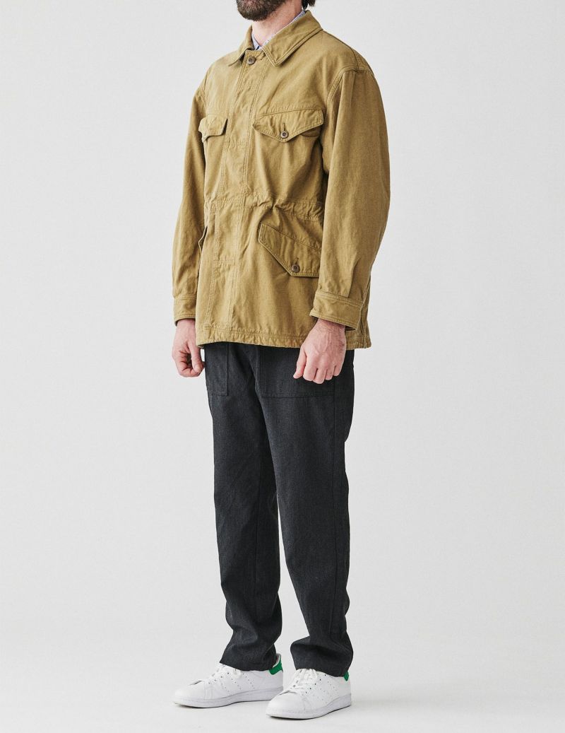 W POINT】【SALE】CO/LI バックサテン ミリタリージャケット
