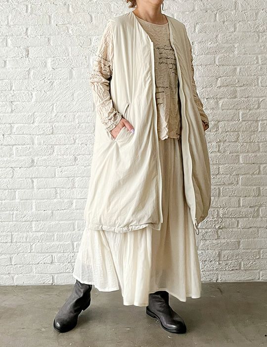 04 アイボリー/36size：スタッフ 160cm