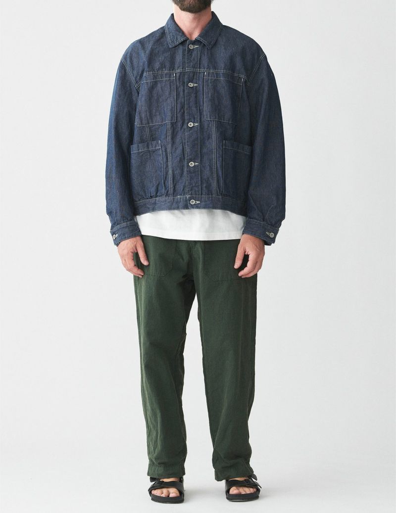 W POINT】【SALE】9oz CO/LIキャンバスデニム ショート