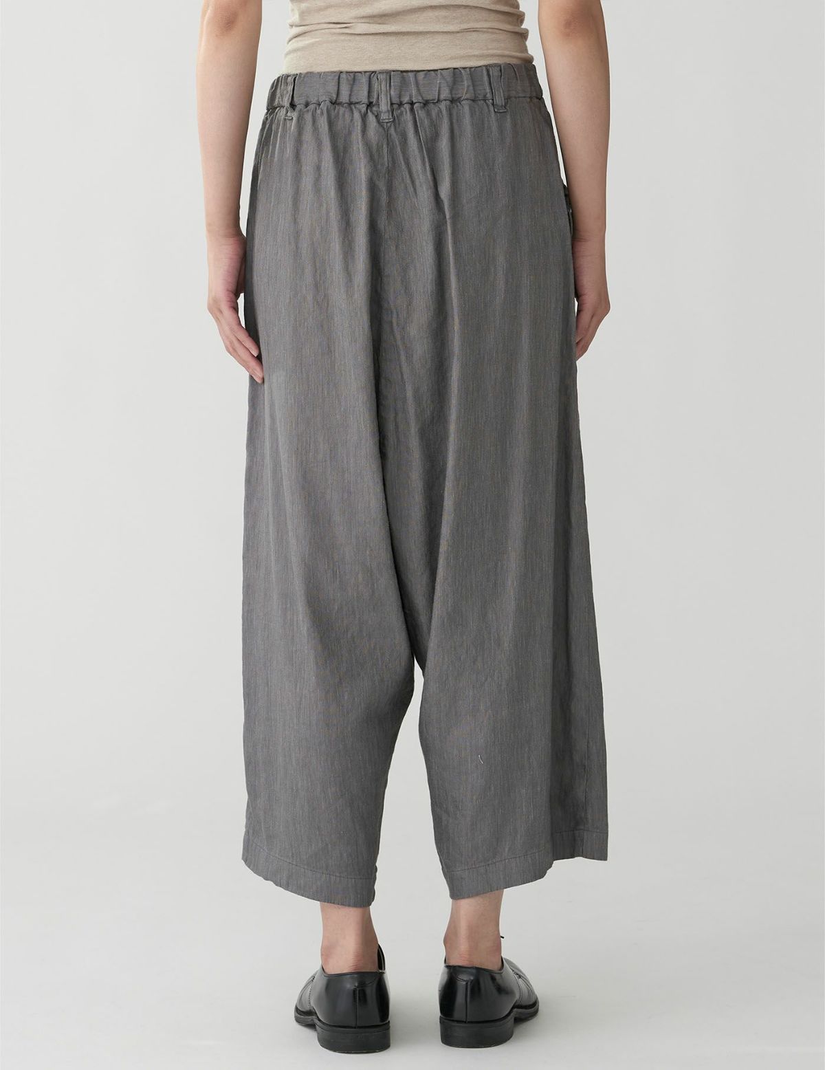 SALE】リネンレーヨンストレッチ サルエルパンツ | (パドカレ