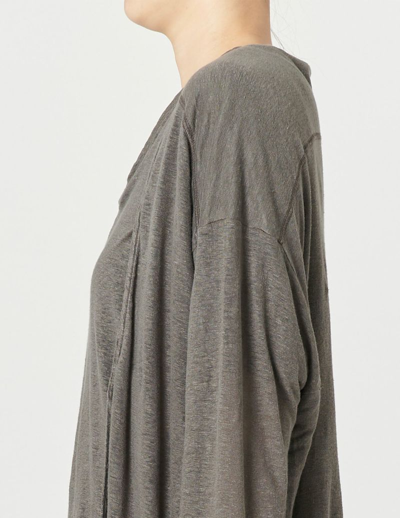 SALE】ウォッシャブルリネン ロングカーディガン | (パドカレ