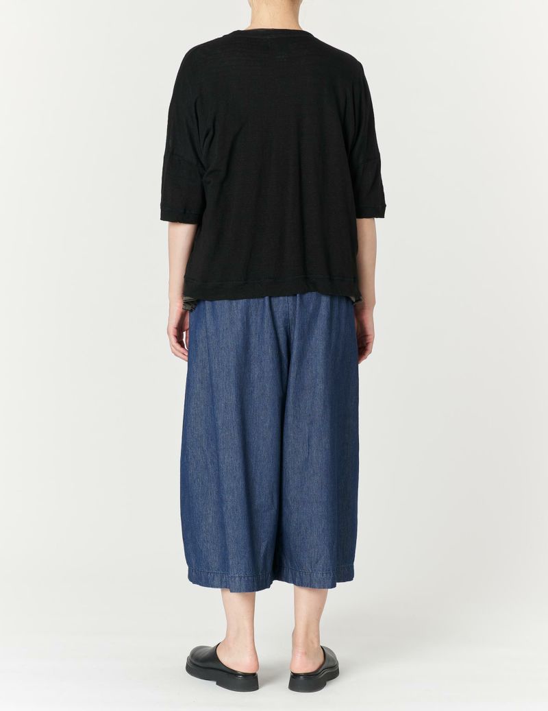 パドカレ pas de calais 麻 リネンニット ロングジレカーディガン SALE 2BUY more 10%OFF】ウォッシャブルリネン カーディガン