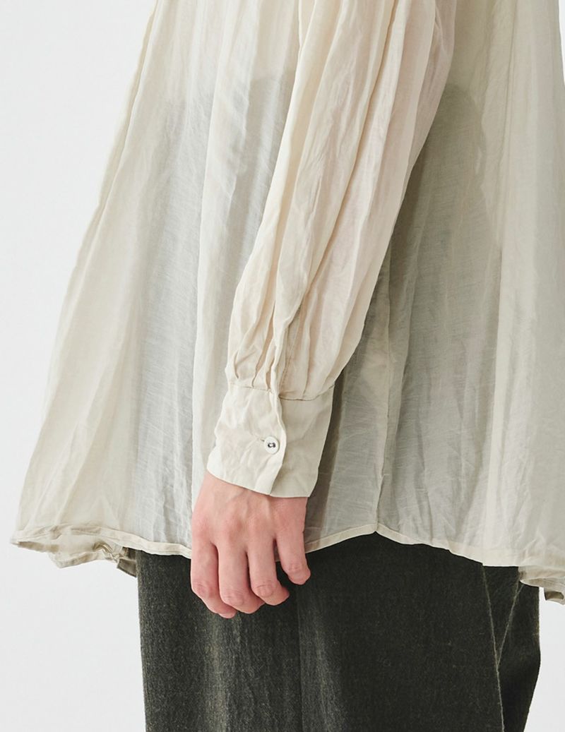 美品　pas de calais　パドカレ　コットンシルクローン シャツブラウス 美品 pas de calais パドカレ コットンシルクローン シャツ