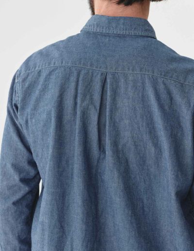 【W POINT】【SALE】CO/LIダンガリーワークシャツ