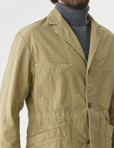 【W POINT】【SALE】CO/LIバックサテンカバーオールジャケット