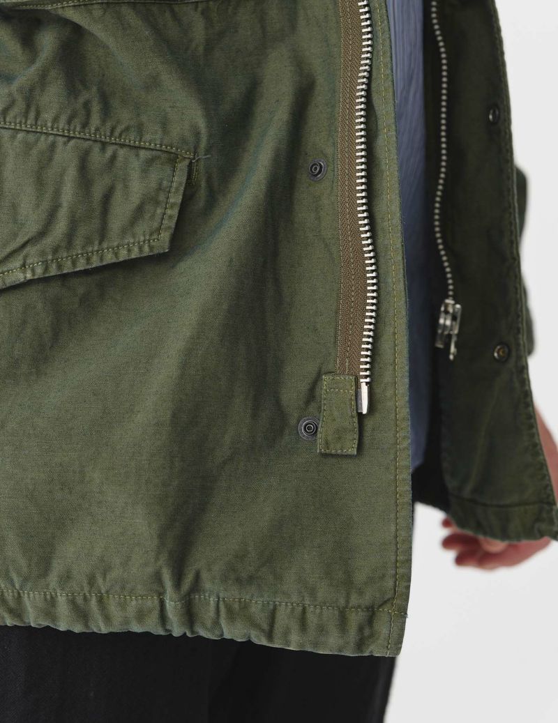 W POINT】【SALE】CO/LIバックサテンM65タイプジャケット