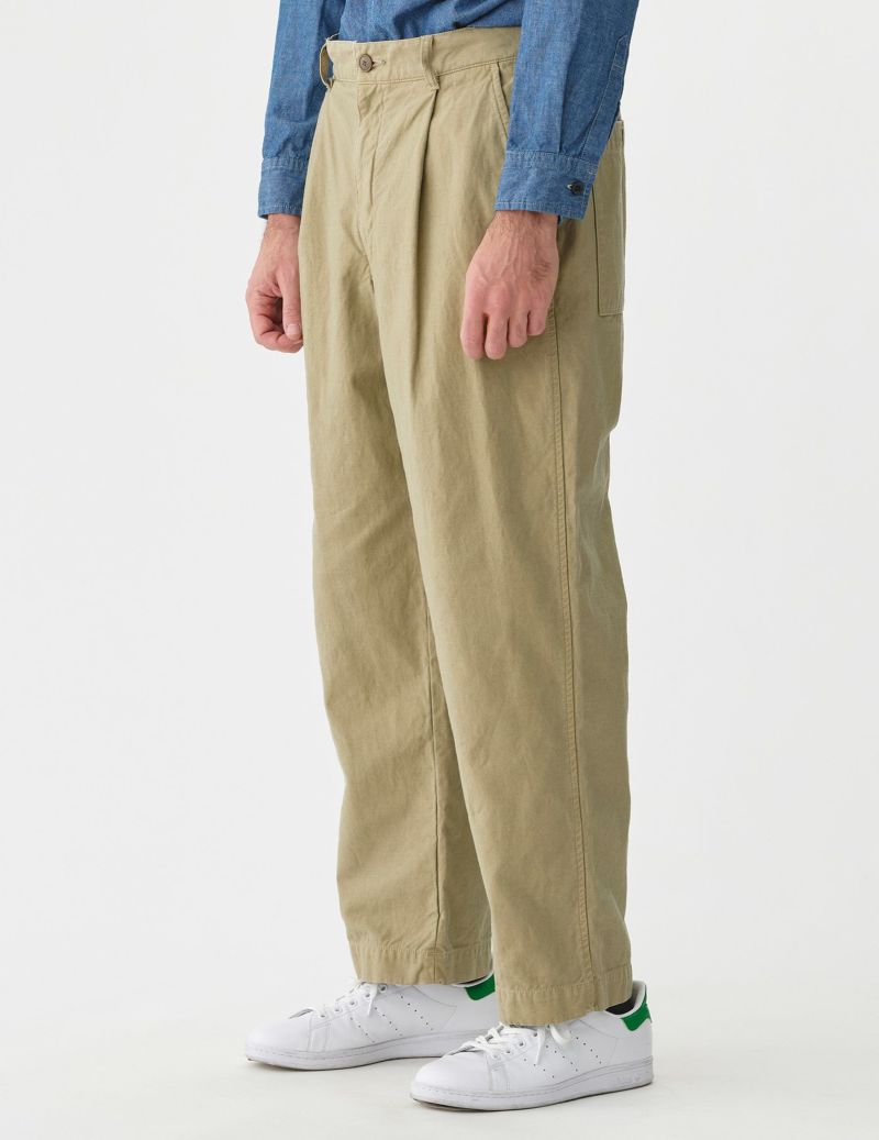 【epa】twill wide pants ツイルワイドパンツS ベージュ epa】twill wide pants ツイルワイドパンツS ベージュ TWILL