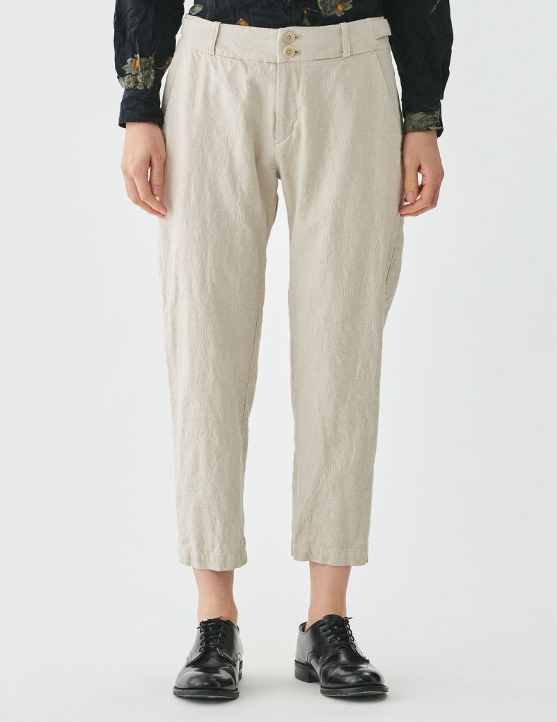 FINAL SALE】ピースデニム針葉樹ジャカード パンツ | (パドカレ)公式