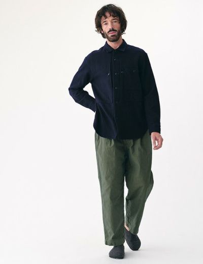 【W POINT】【SALE】WOOLビエラタンブラーワークシャツ