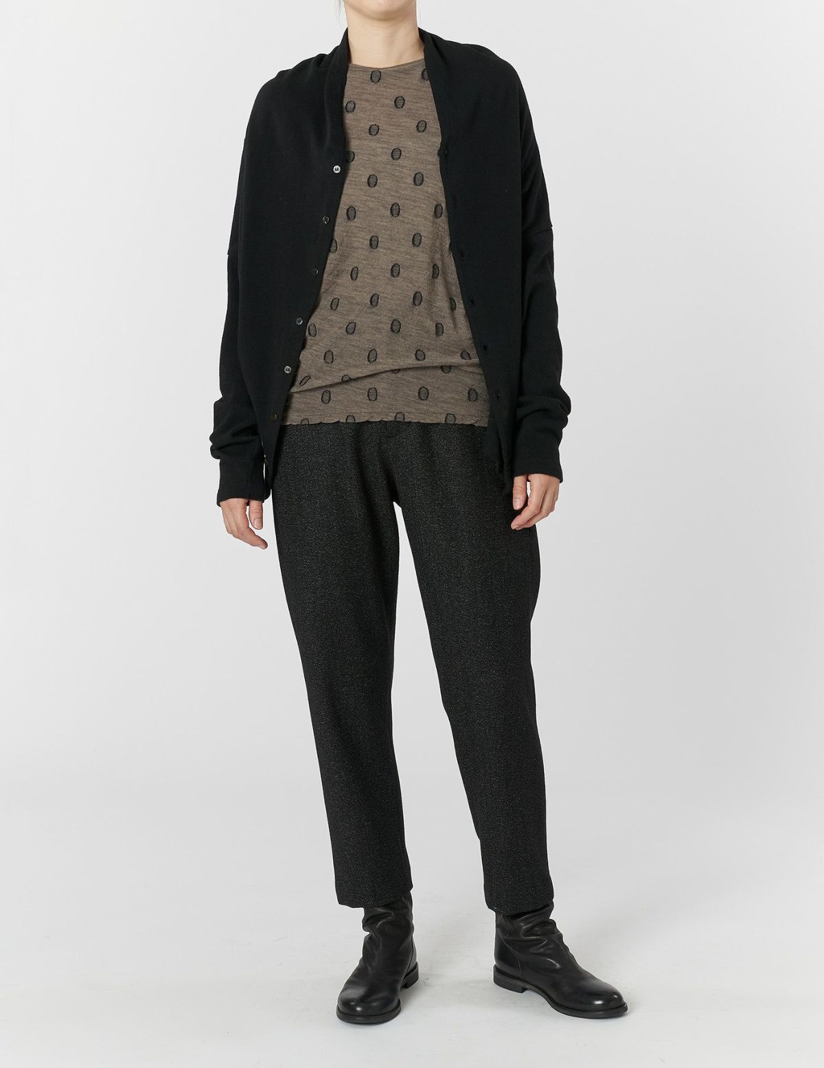 SALE】デュアルツイード テーパードパンツ | (パドカレ)公式オンライン