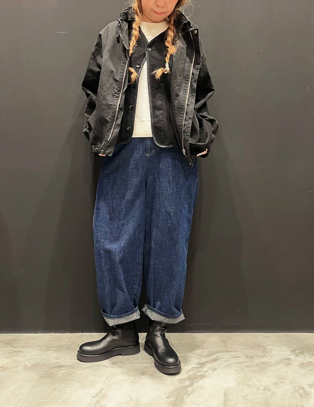 90 ブラック/36size：スタッフ165㎝