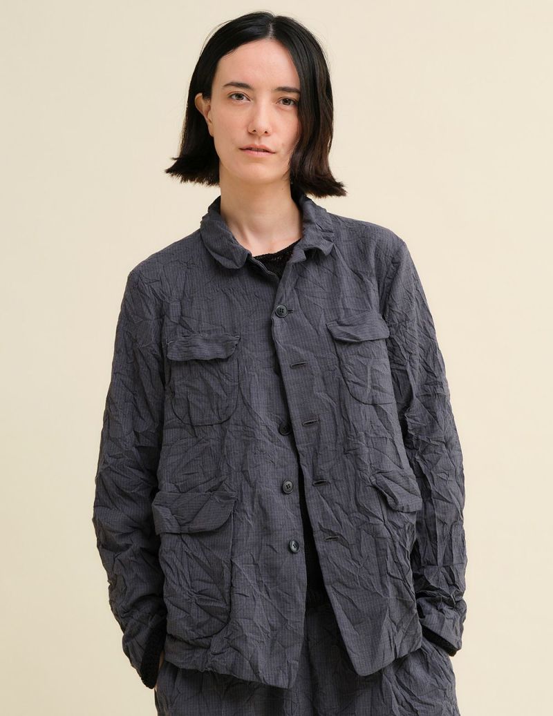 50 グレー/36size：モデル176㎝