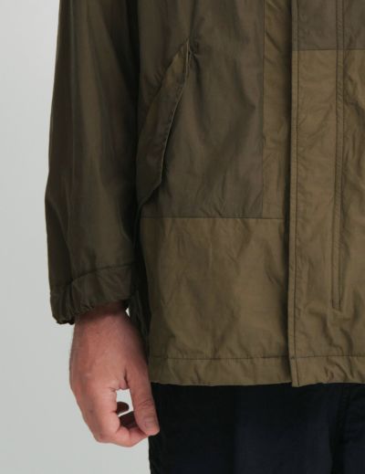 【W POINT】【SALE】NY/COタイプライターパッチワークミリタリージャケット