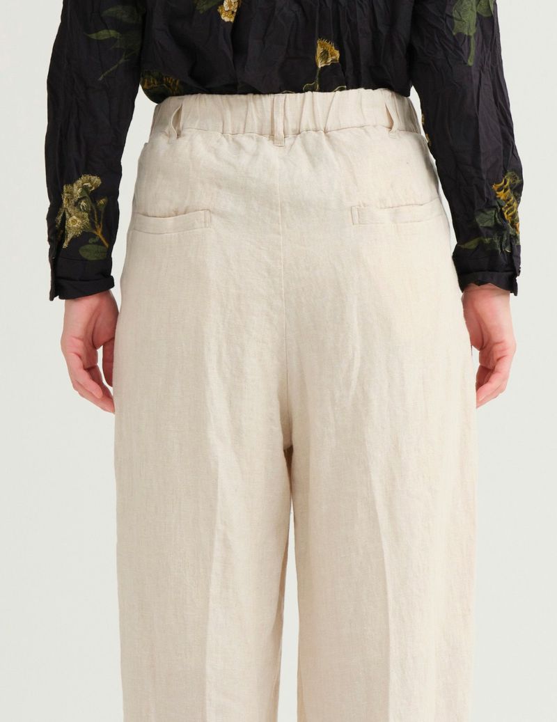 パドカレ　パンツ SALE 2BUY more 10%OFF】リネンヘンプキャンバス パンツ