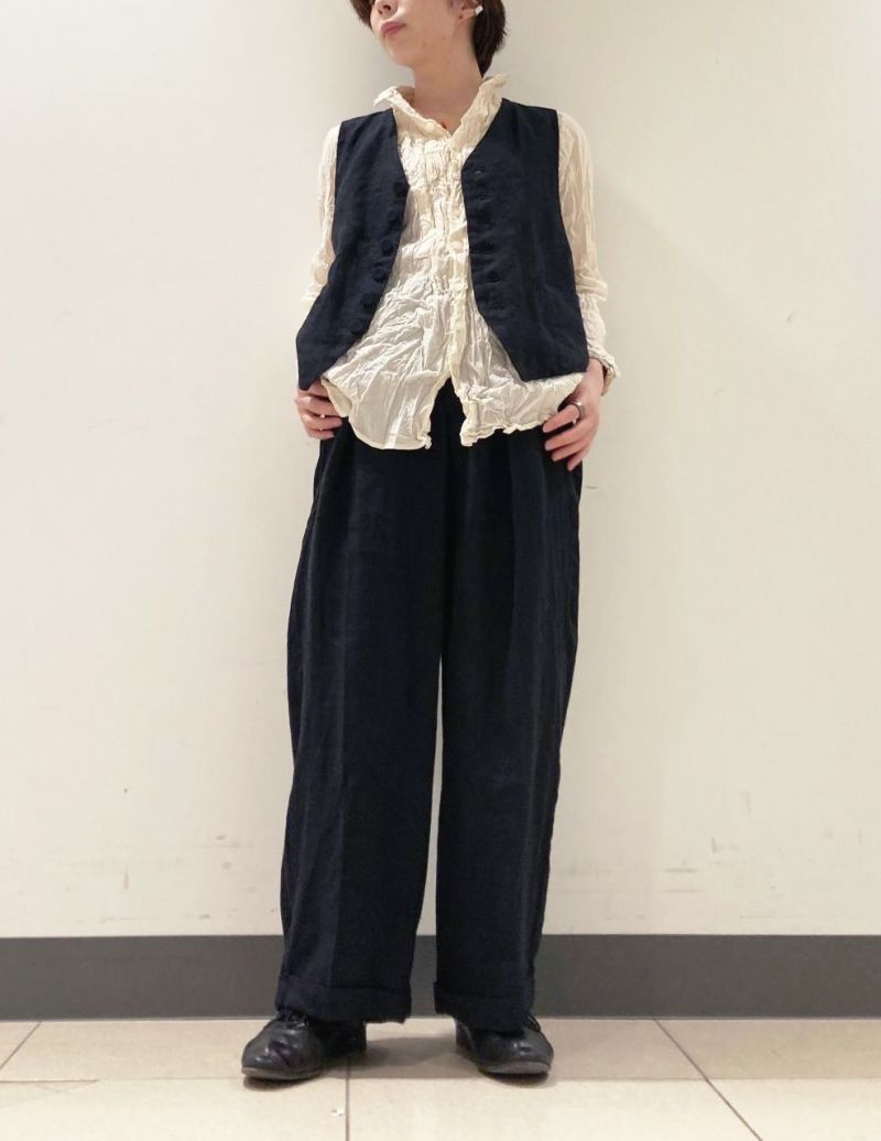 パドカレ　パンツ SALE 2BUY more 10%OFF】リネンヘンプキャンバス パンツ