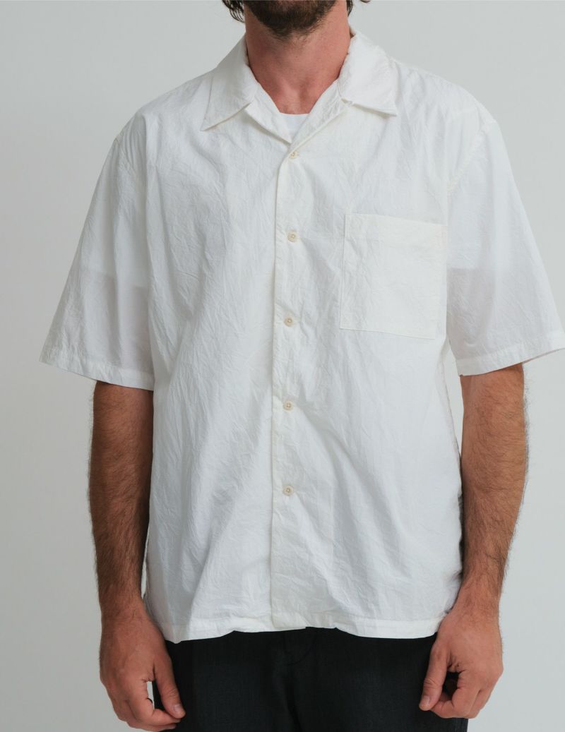W POINT】【SALE】キャッチワッシャー半袖オープンカラーシャツ