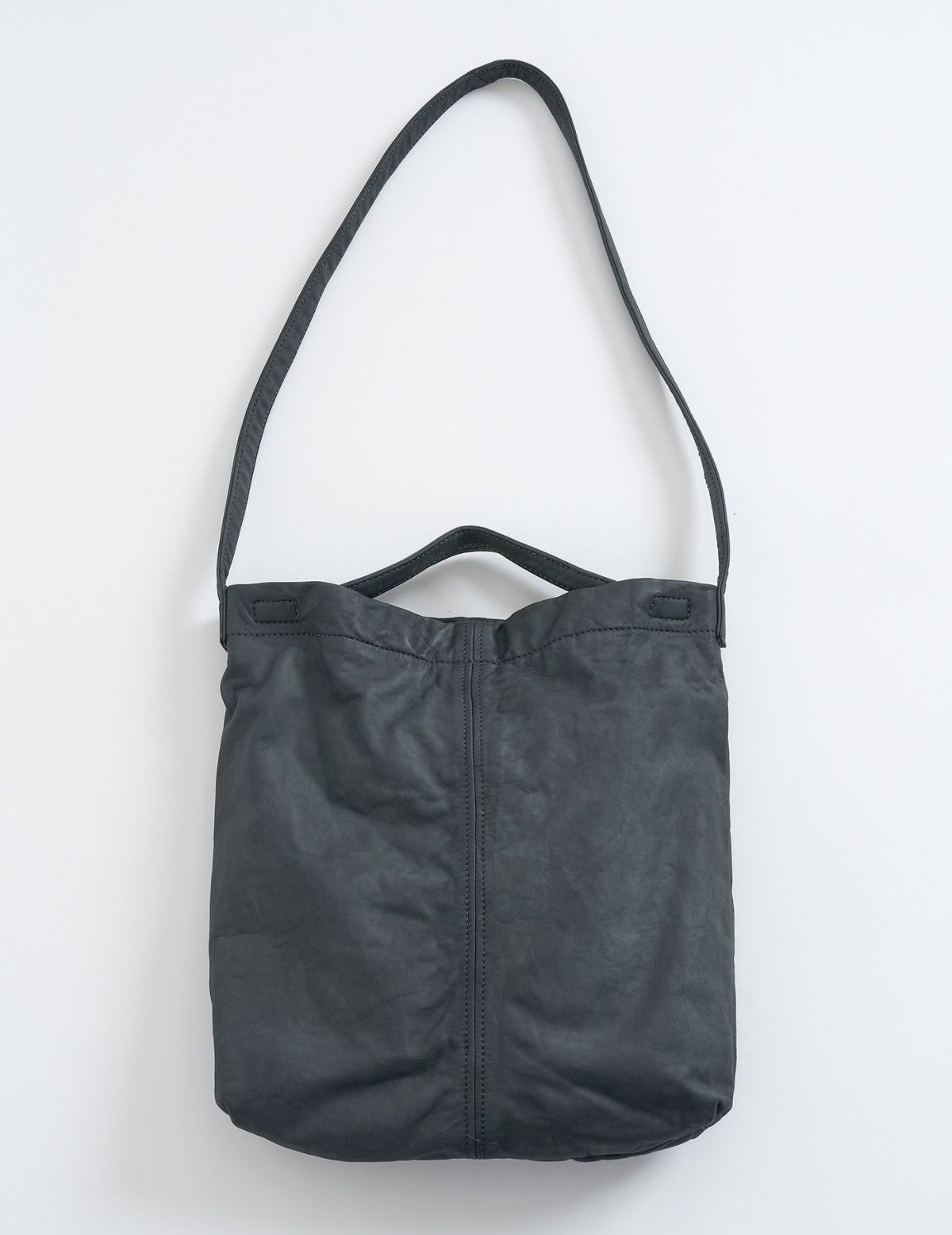 パドカレハンドムラ染めレザーポーチバッグ