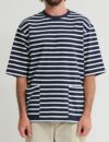 20 ネイビー×オフ　Msize：モデル184㎝