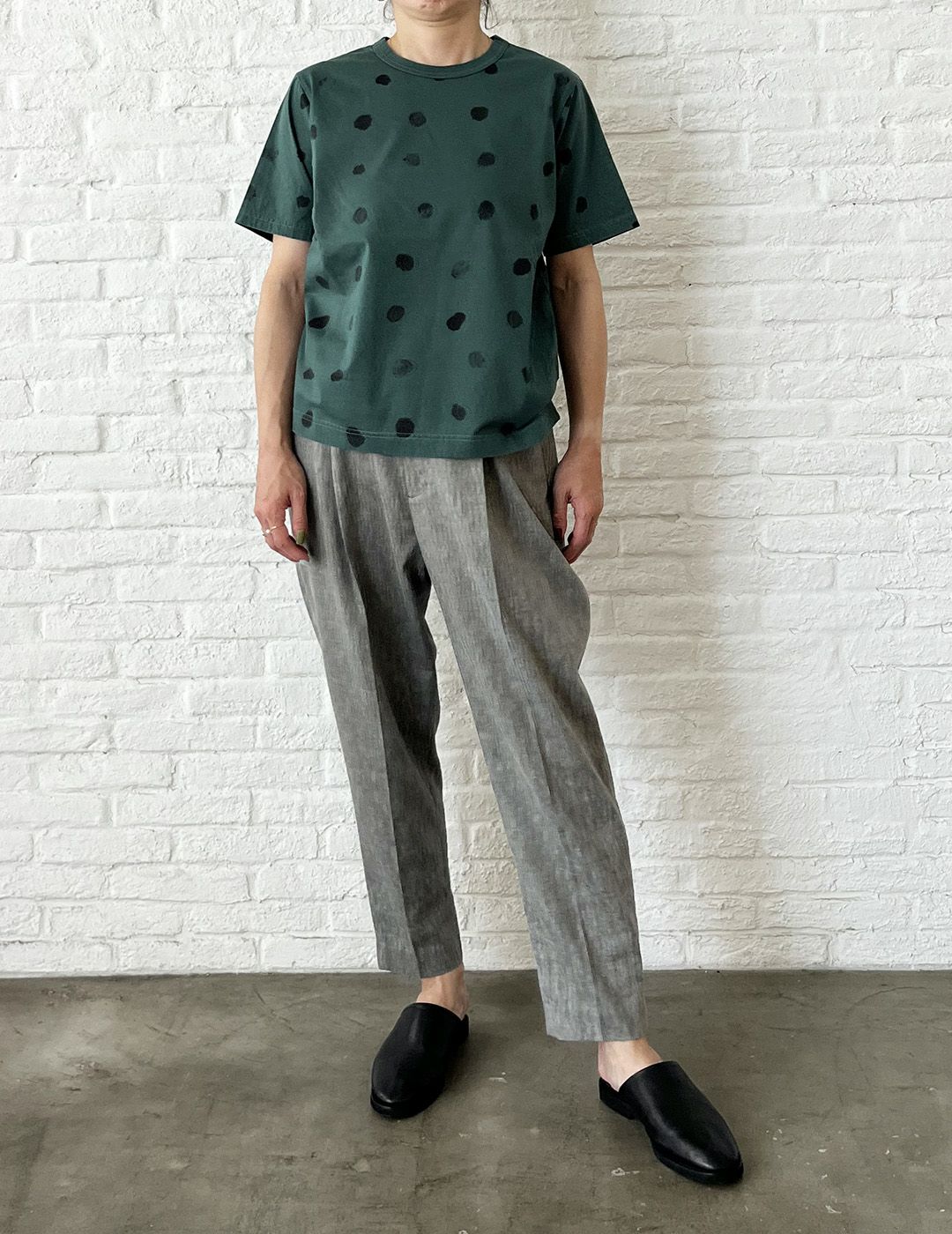40 グリーン：スタッフ 159cm