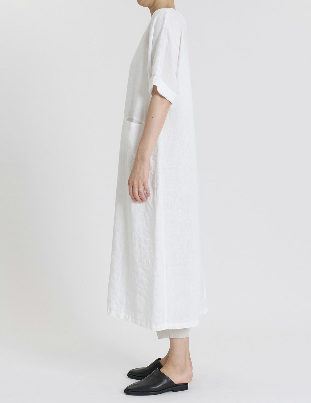 美品★25年SS★パドカレ　ワンピース　チュニック　ヘンプ　麻　ドレス 美品☆25年SS☆パドカレ ワンピース チュニック ヘンプ 麻 ドレス 美品☆