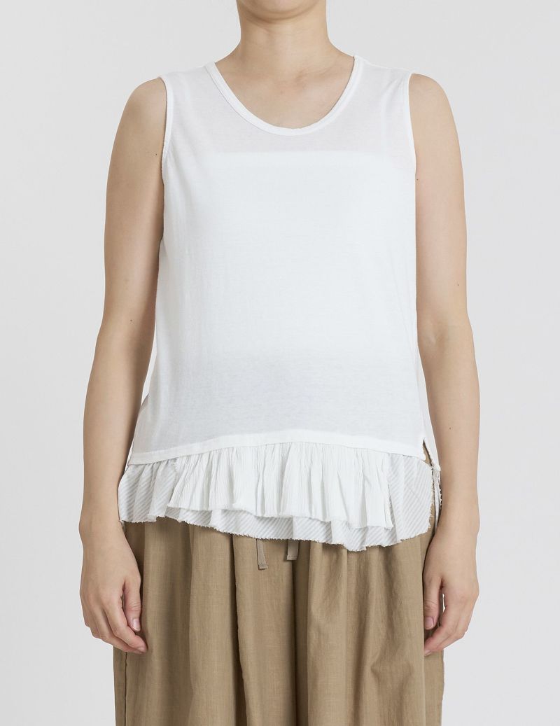 pas de calais｜pas de calais マテリアルミックス レイヤード