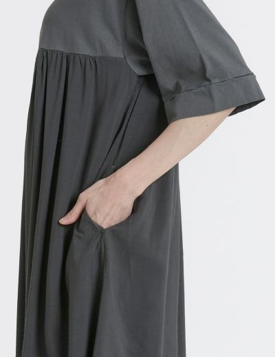 パドカレ　異素材レイヤードカットソー　ロンT アルパカ/リネン混　製品染め　36 pas de calais公式通販[パドカレ] | ギャラリードポップ