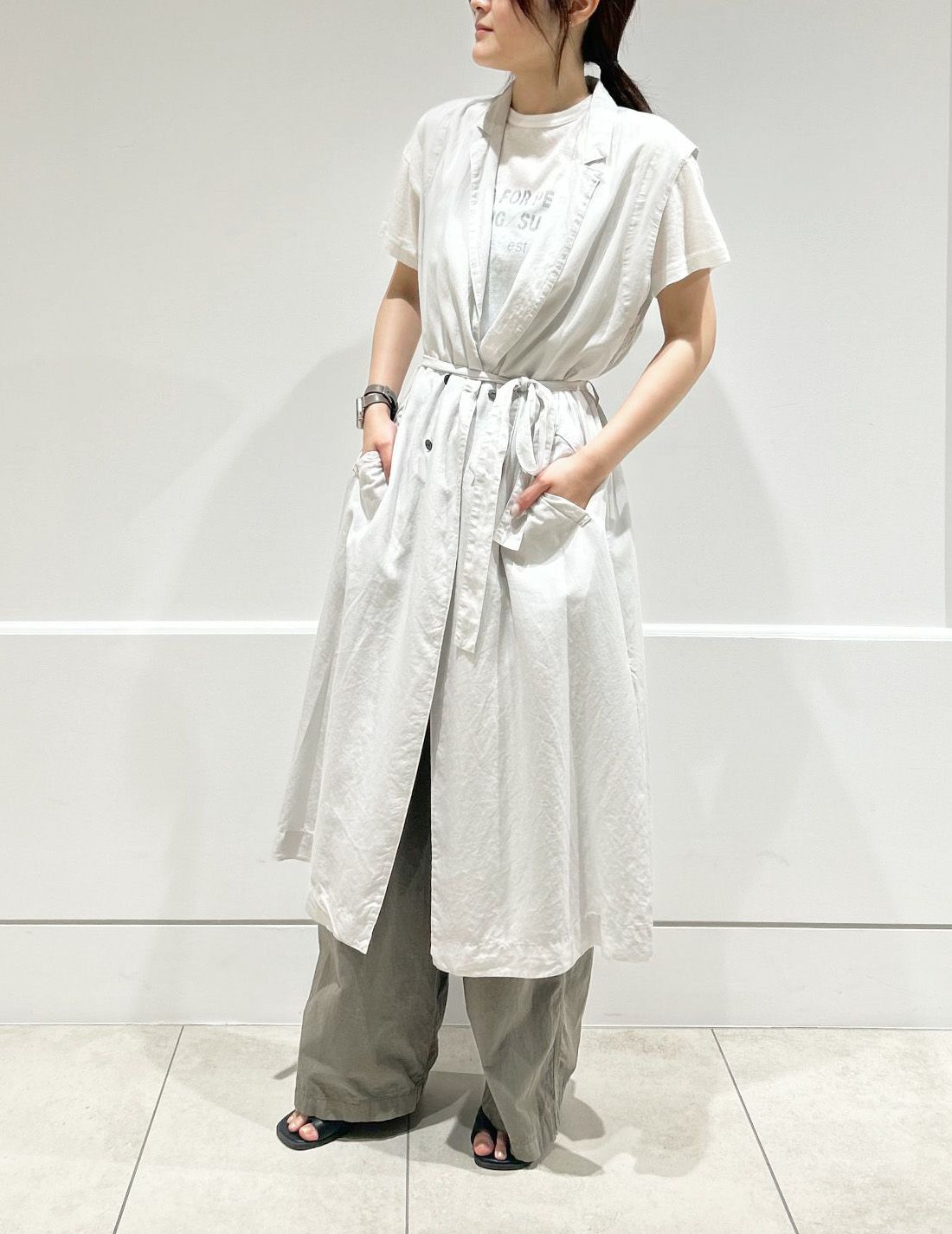 04 アイボリー/36size：スタッフ164㎝