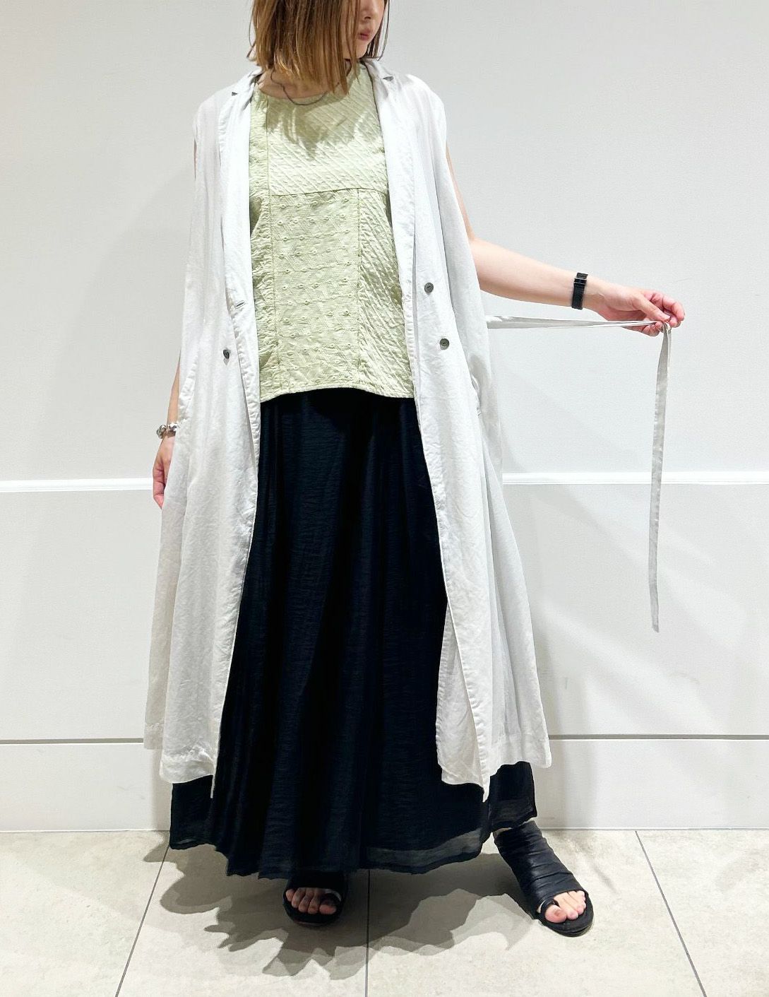 04 アイボリー/36size：スタッフ160㎝