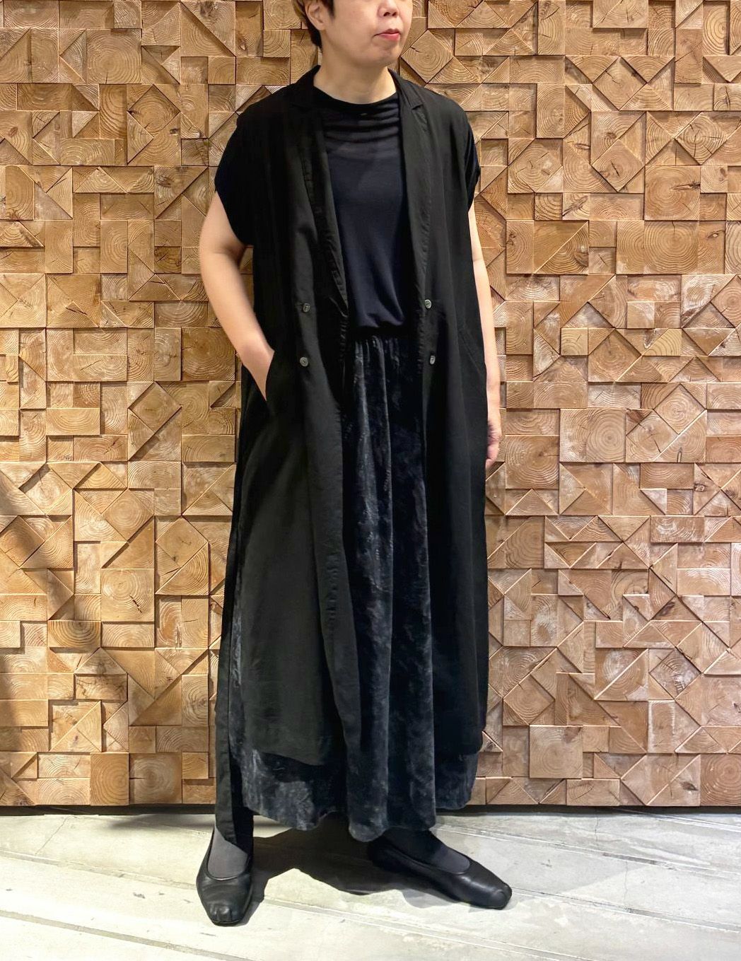 90 ブラック/36size：スタッフ165㎝