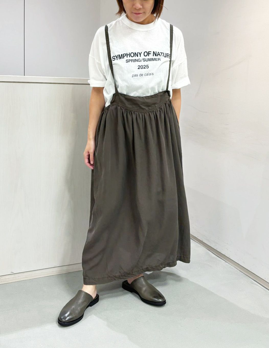 44 カーキ/36size：スタッフ152㎝