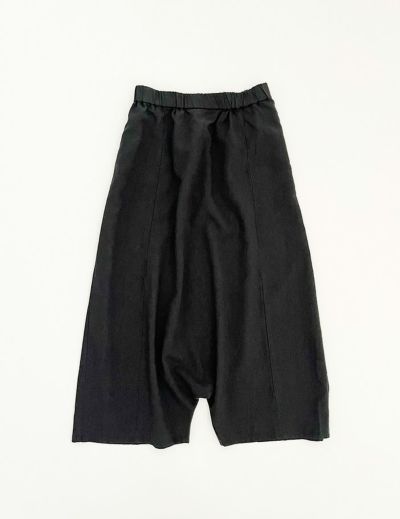 テンセルコットンリネン ツイル液流染め サルエルパンツ
