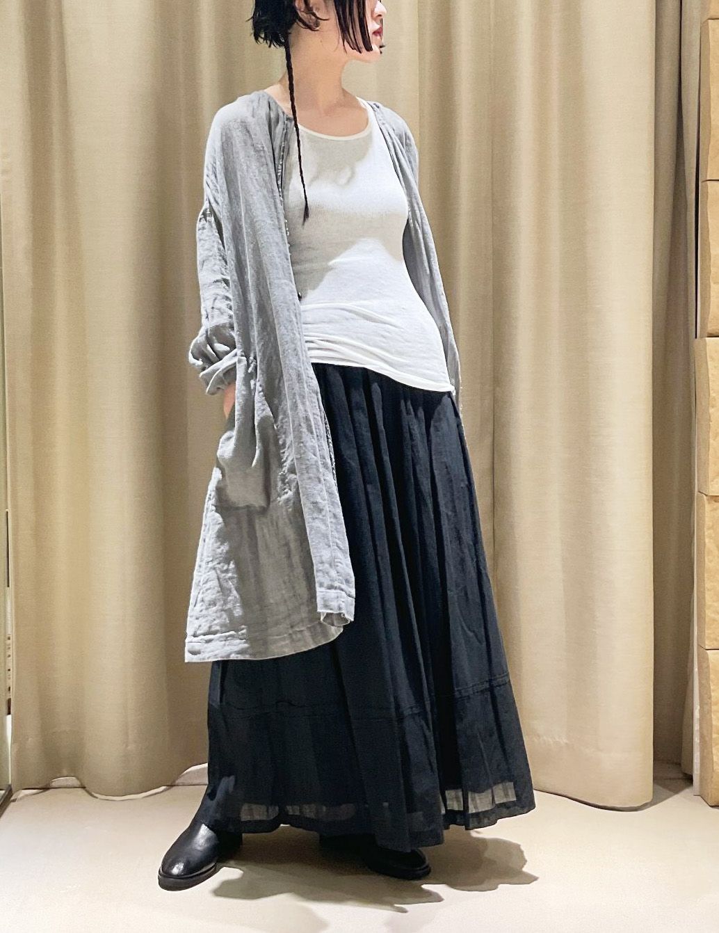 90 ブラック/36size：スタッフ160㎝