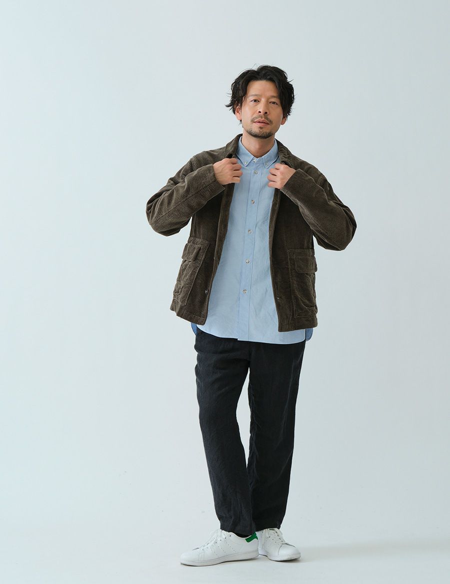 53 チャコール Msize：モデル180㎝