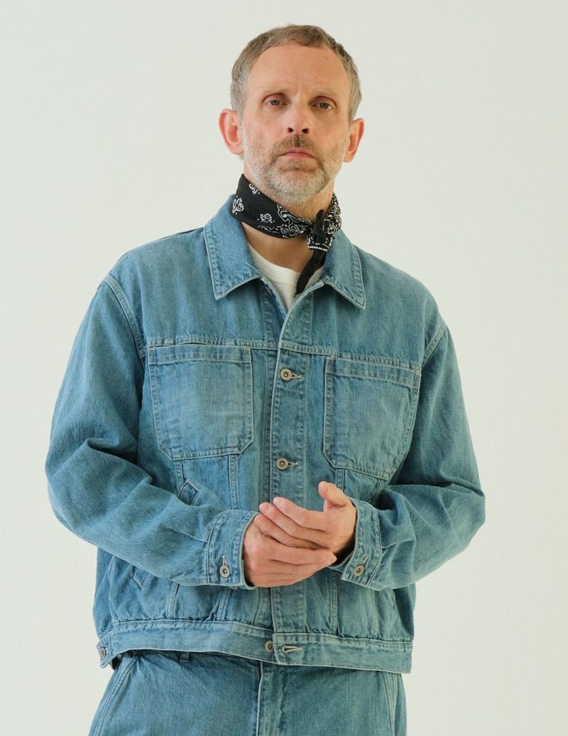 35 ブルー　Msize：モデル185㎝