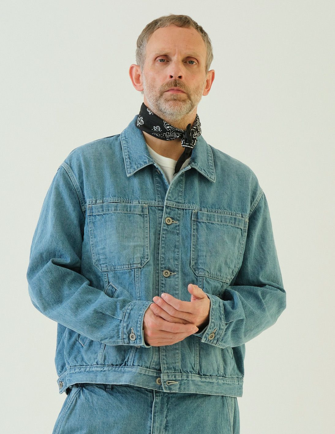 35 ブルー　Msize：モデル185㎝