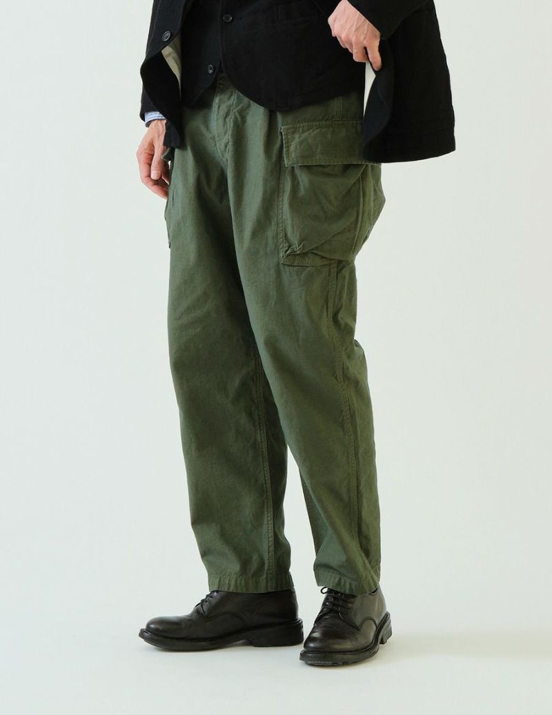 CO/LIバックサテンペグトップワンタックカーゴパンツ