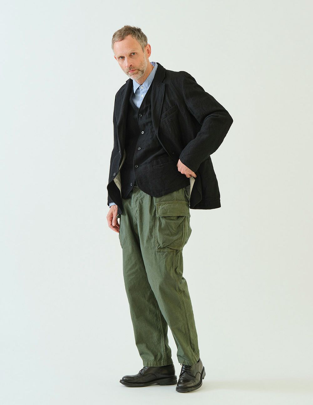 42 オリーブ　Msize：モデル185㎝