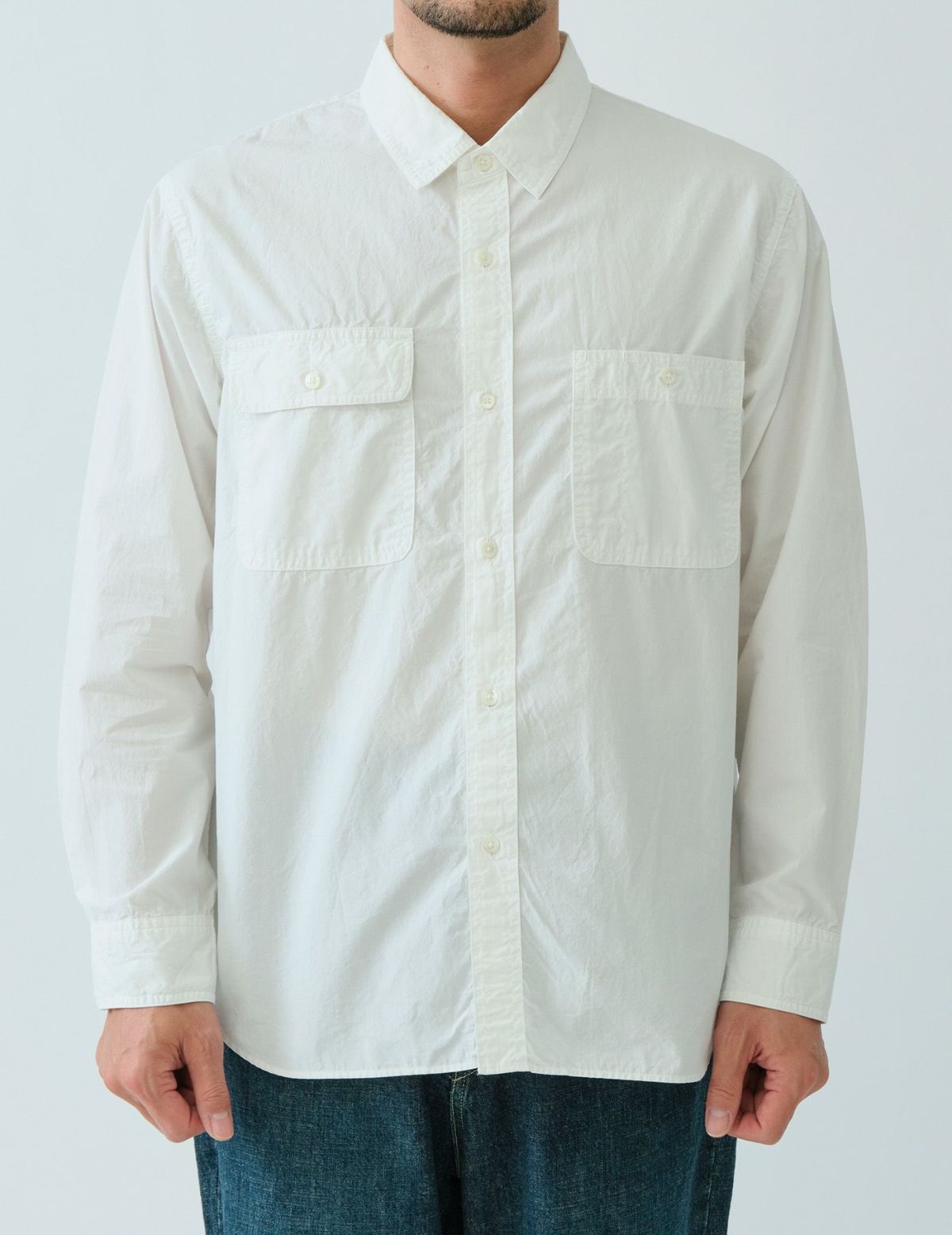 02 オフホワイト　Msize：モデル180㎝