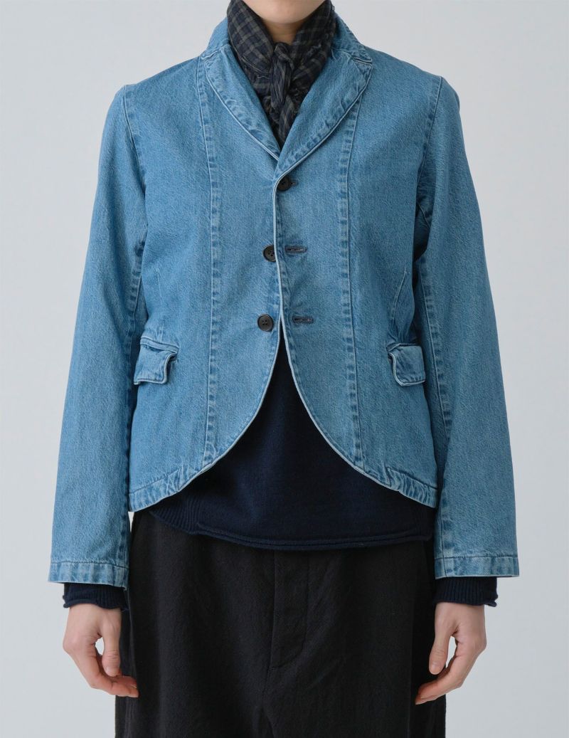 35 ブルー/36size：モデル 169cm