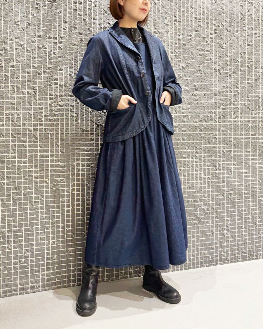 24 インディゴ/36size：スタッフ161㎝