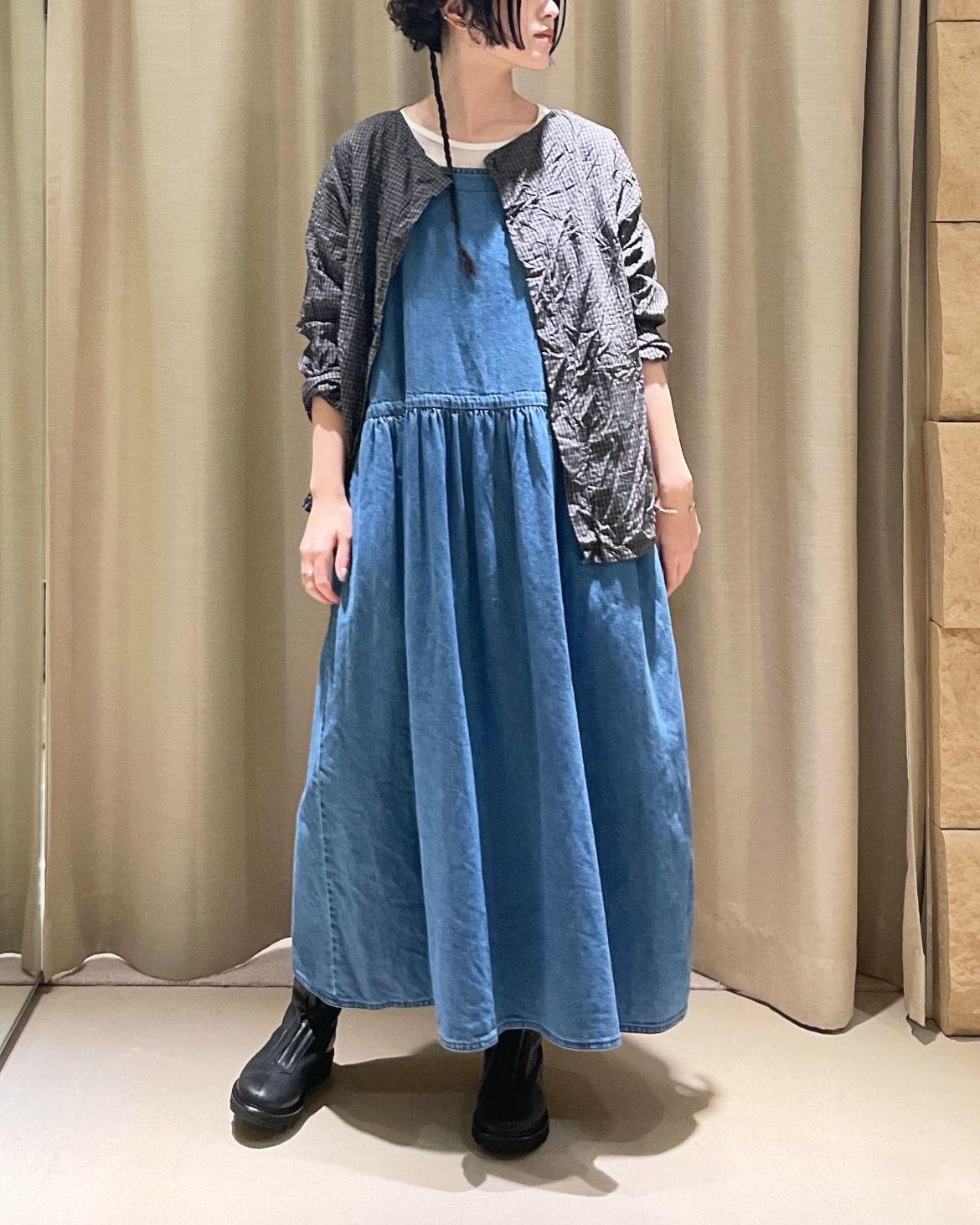 35 フェードブルー/36size：スタッフ160㎝