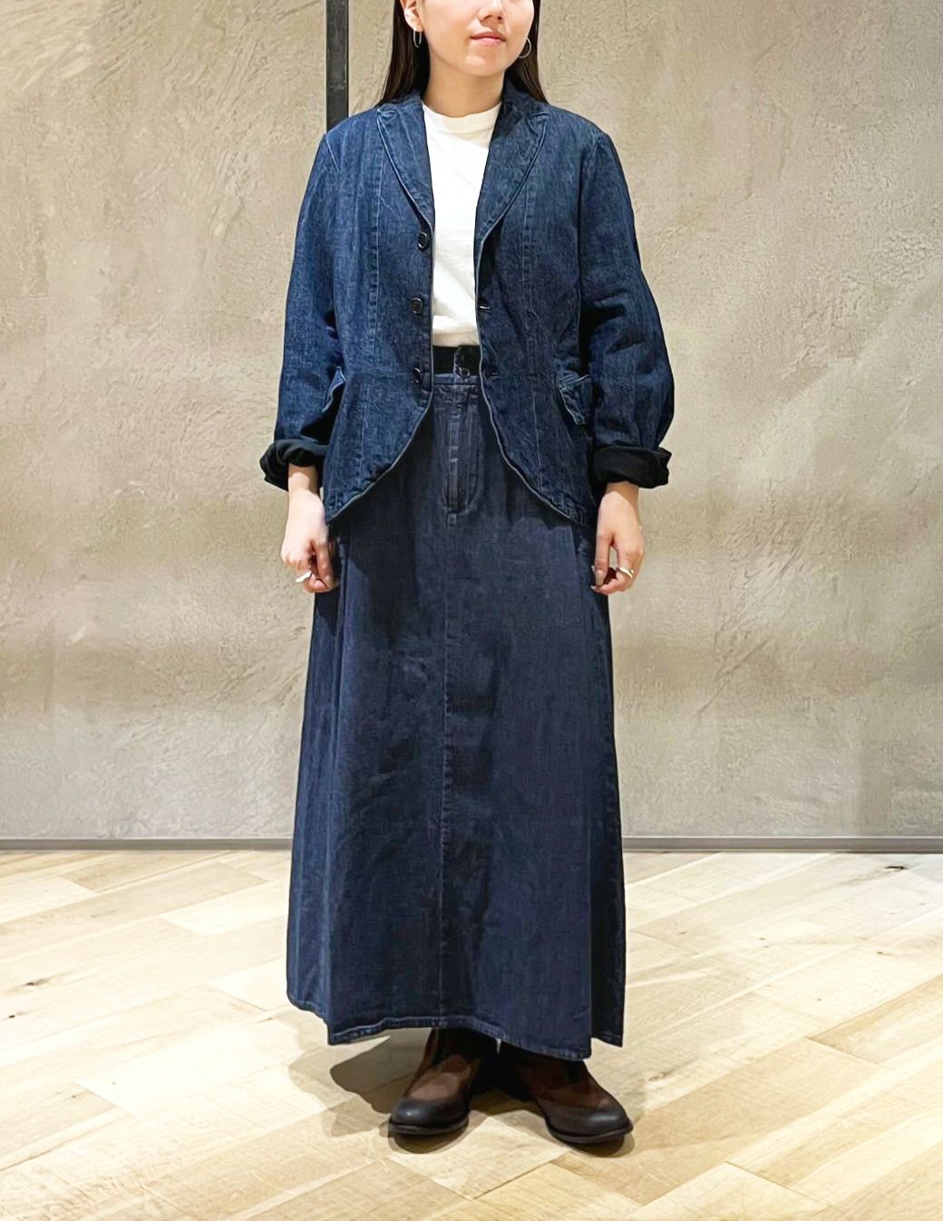 24 インディゴ/36size：スタッフ153㎝