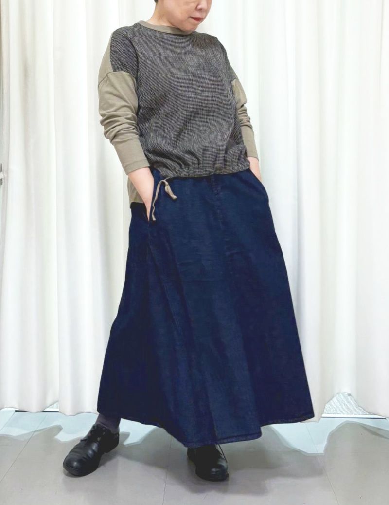 24 インディゴ/36size：スタッフ154㎝