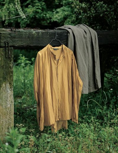 【pas de calais】シンプルやわらかパンツ（ベージュ）✳︎新品 pas de calais //【定価2.8万】パドカレ *レーヨン無地サルエル