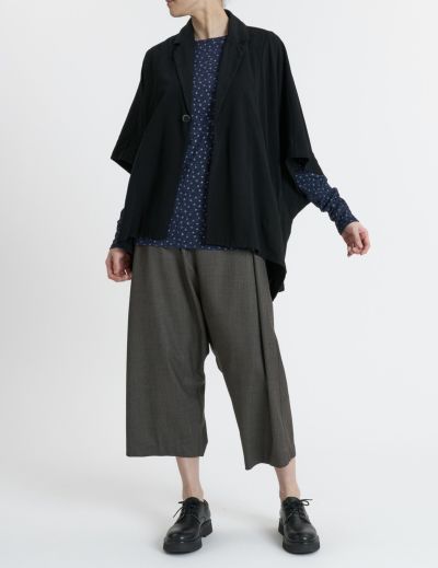 【タグ付き】パドカレ   ECOウールフラノ クロップドパンツ ECO WOOL フラノ テーパードパンツ | (パドカレ)公式オンライン