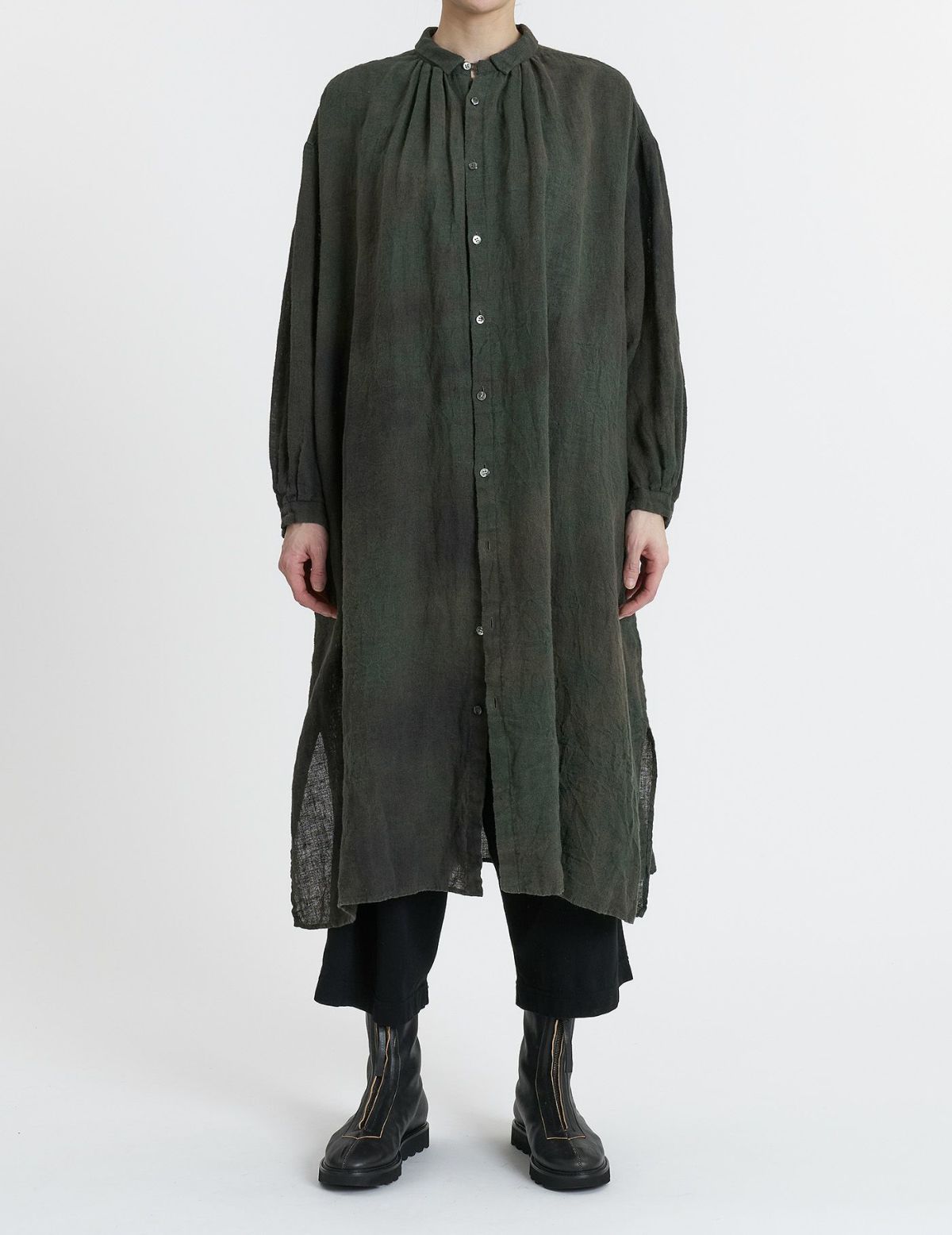 53 チャコール×カーキ