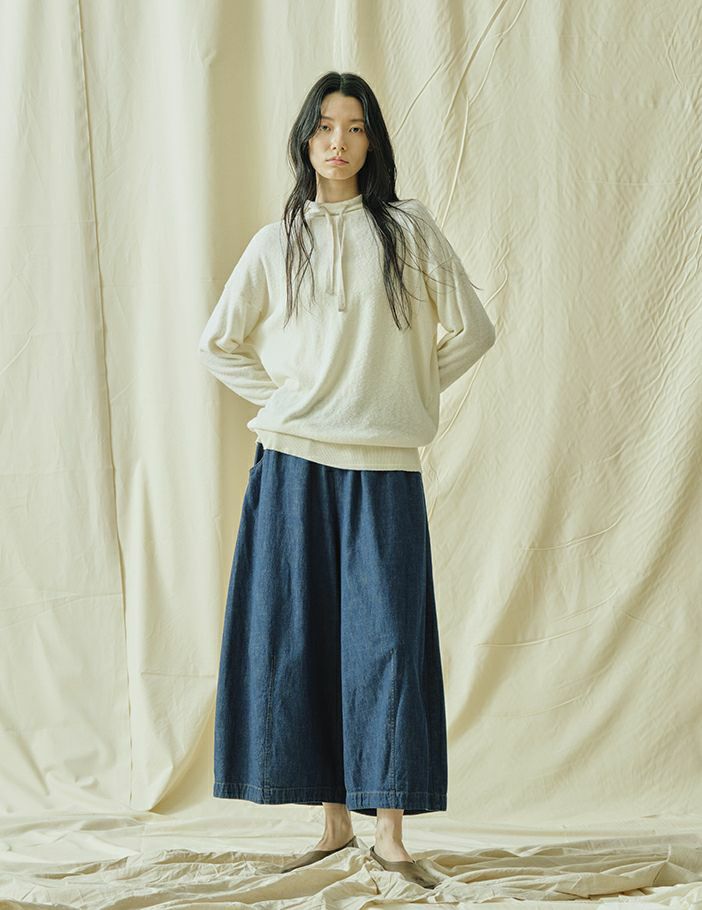 24 インディゴ/36size：モデル 174cm